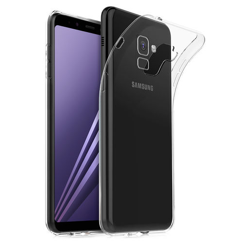 Flexi Slim Gel Case for Samsung Galaxy A8+ (2018) - Clear (Gloss Grip)
